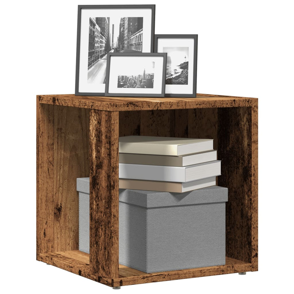 Beistelltisch Altholz-Optik 33x33 cm
