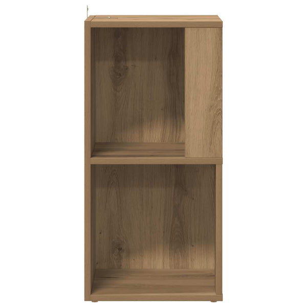 vidaXL Étagère d'angle Chêne Artisan 33x33x67 cm Bois d'ingénierie