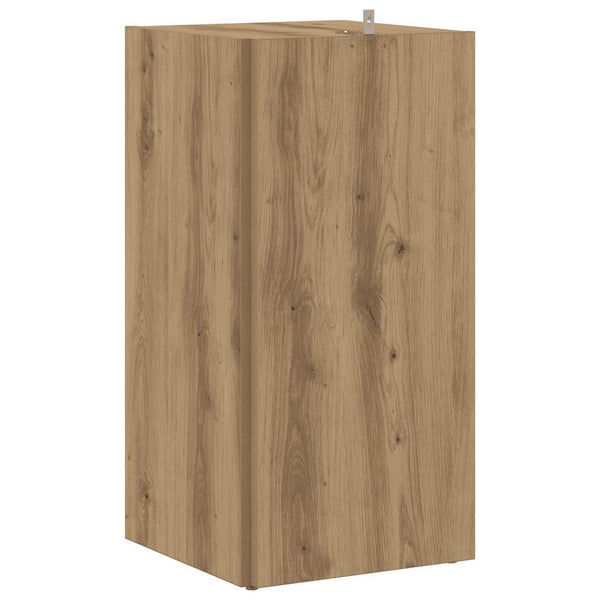 vidaXL Étagère d'angle Chêne Artisan 33x33x67 cm Bois d'ingénierie