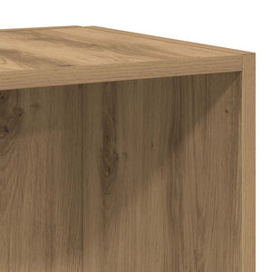 vidaXL Étagère d'angle Chêne Artisan 33x33x67 cm Bois d'ingénierie