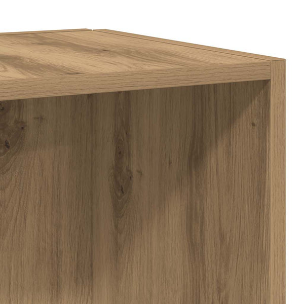 vidaXL Étagère d'angle Chêne Artisan 33x33x67 cm Bois d'ingénierie