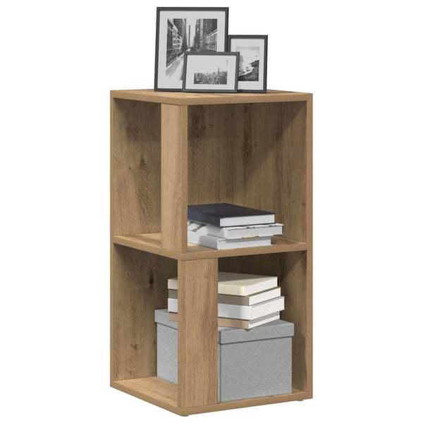 vidaXL Étagère d'angle Chêne Artisan 33x33x67 cm Bois d'ingénierie