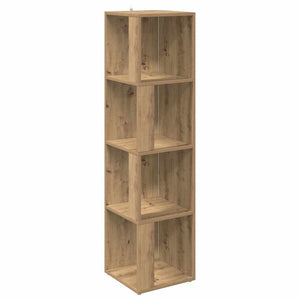 vidaXL Étagère d'angle chêne artisan 33x33x132 cm bois d'ingénierie