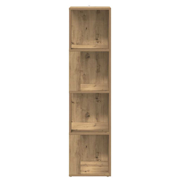 vidaXL Étagère d'angle chêne artisan 33x33x132 cm bois d'ingénierie
