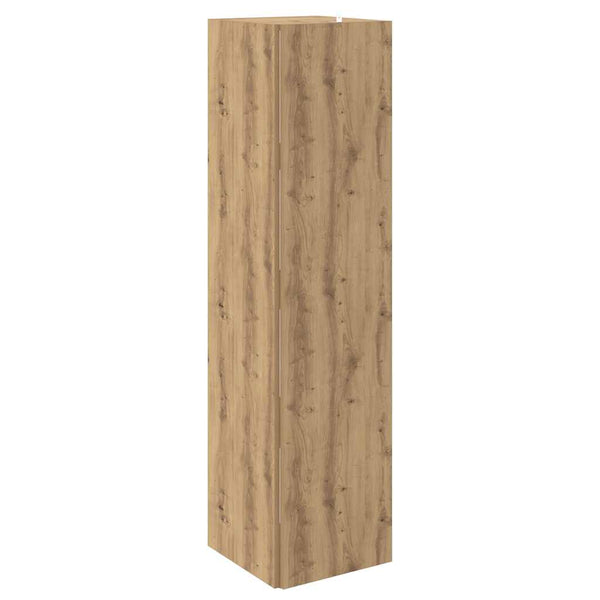 vidaXL Étagère d'angle chêne artisan 33x33x132 cm bois d'ingénierie