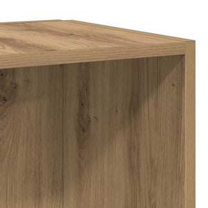 vidaXL Étagère d'angle chêne artisan 33x33x132 cm bois d'ingénierie