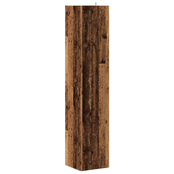 Eckregal Altholz-Optik, 165 cm hoch