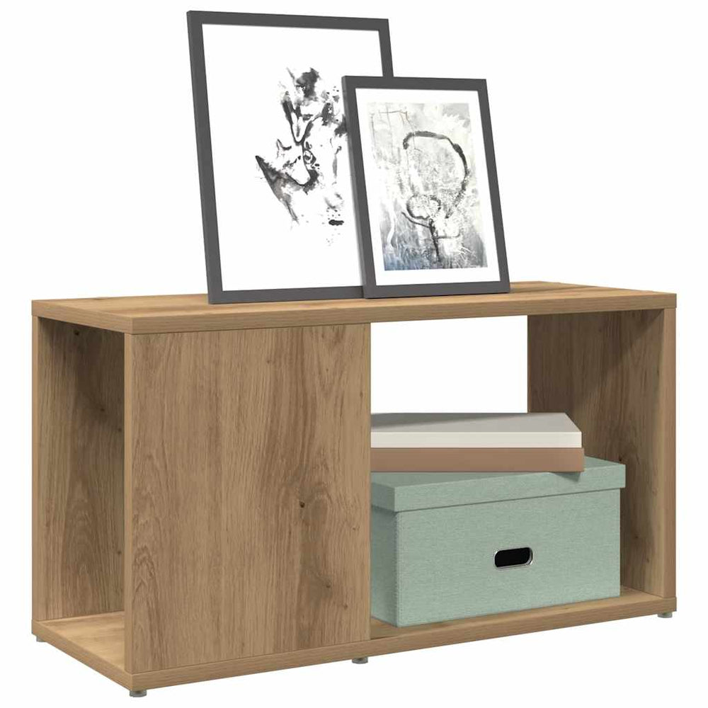 vidaXL Meuble TV chêne artisanat 60x24x32 cm Bois d'ingénierie