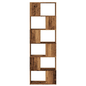 Bücherregal Raumteiler Altholz-Optik 186cm