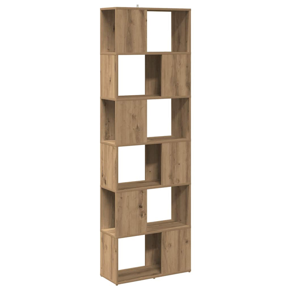Bücherregal Raumteiler Artisan Eiche 60x186 cm