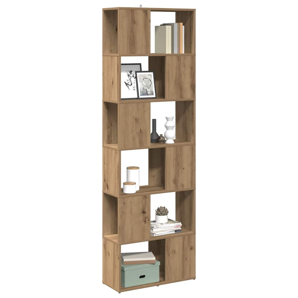 Bücherregal Raumteiler Artisan Eiche 60x186 cm