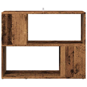 Bücherregal Raumteiler Altholz-Optik 80 cm