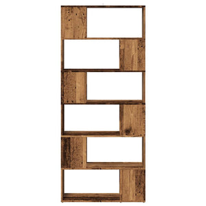Bücherregal Raumteiler Altholz 80x24x186 cm