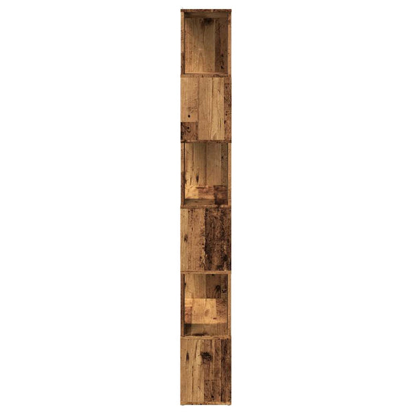Bücherregal Raumteiler Altholz 80x24x186 cm