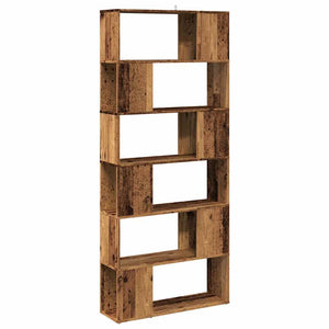 Bücherregal Raumteiler Altholz 80x24x186 cm