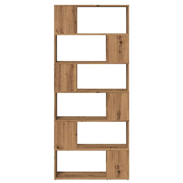 Bücherregal Artisan Eiche 80x24x186 cm