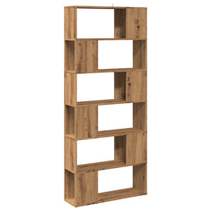 Bücherregal Artisan Eiche 80x24x186 cm