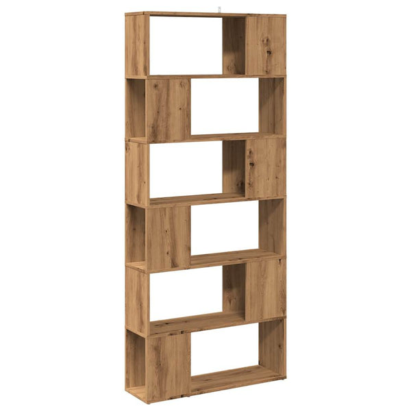 Bücherregal Artisan Eiche 80x24x186 cm