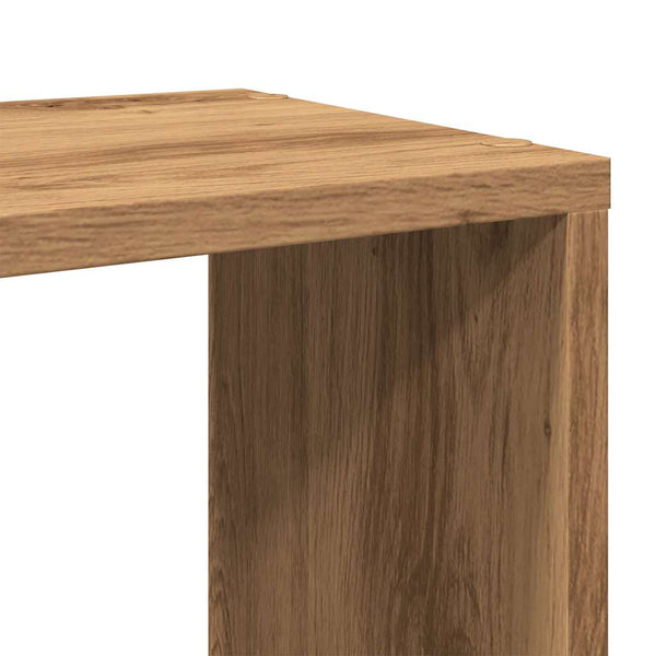 Bücherregal Artisan Eiche 80x24x186 cm