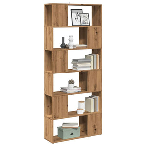 Bücherregal Artisan Eiche 80x24x186 cm