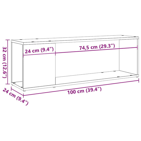 TV-Schrank Artisan Eiche 100 cm