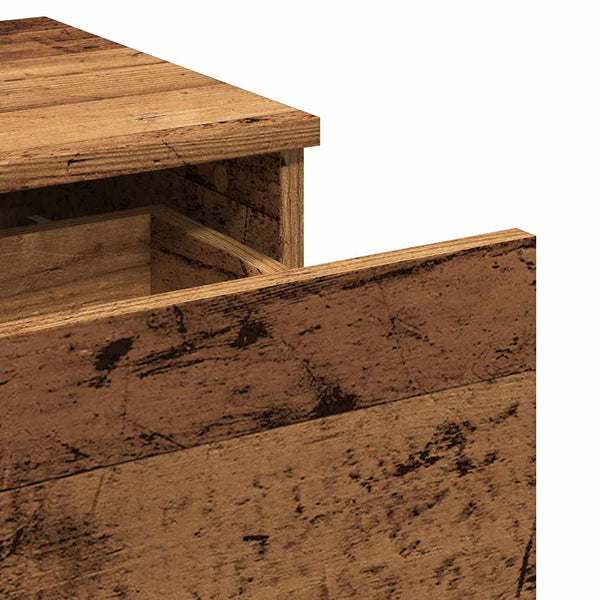 Nachttische 2er Set Altholz-Optik