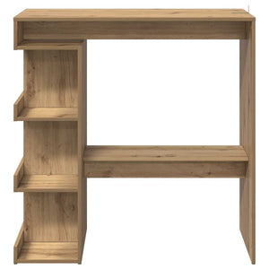 Bartisch mit Regal, Artisan-Eiche, 100 cm
