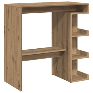 Bartisch mit Regal, Artisan-Eiche, 100 cm