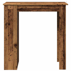 Bartisch mit Regal im Altholz-Design