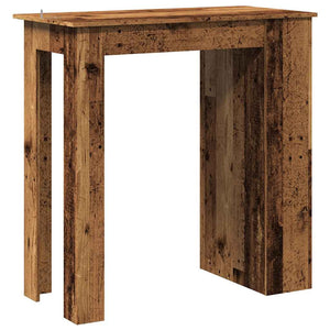 Bartisch mit Regal im Altholz-Design