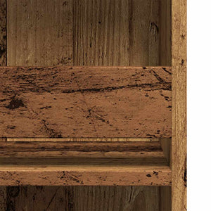 Bartisch mit Regal im Altholz-Design