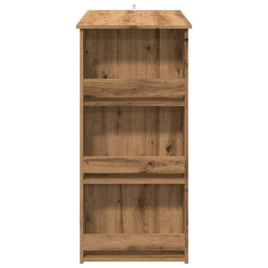 Bartisch mit Regal Artisan-Eiche 102 cm