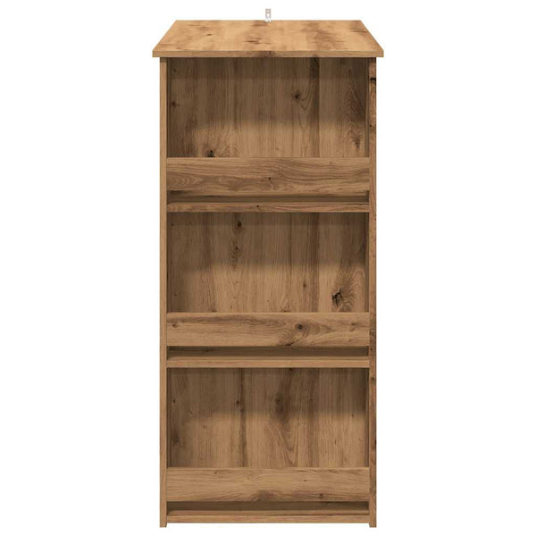 Bartisch mit Regal Artisan-Eiche 102 cm