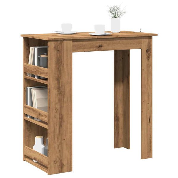 Bartisch mit Regal Artisan-Eiche 102 cm