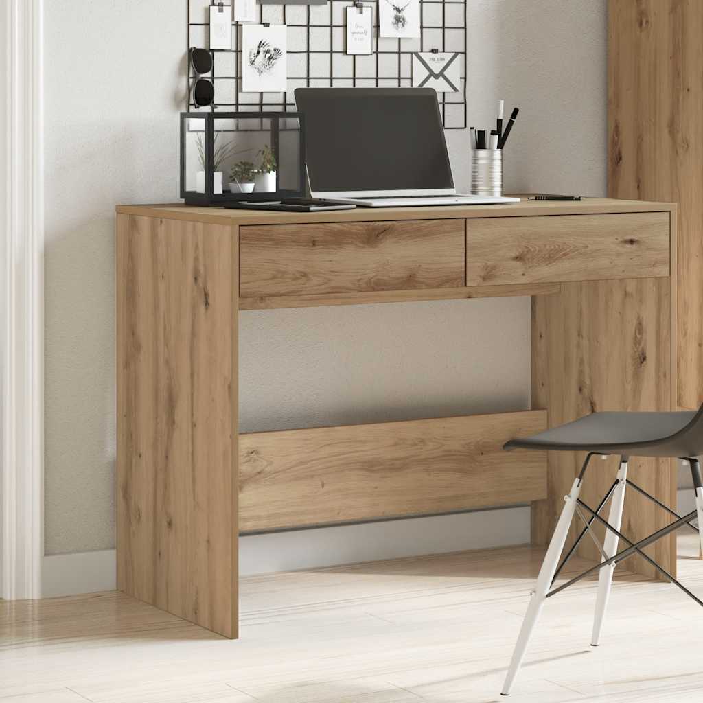 Schreibtisch Artisan Eiche 101 cm mit Schubladen