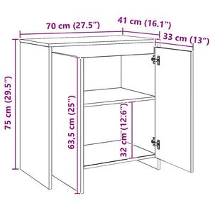 Sideboard Artisan Eiche 70 cm