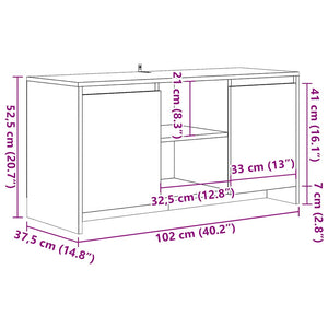 TV-Schrank Artisan Eiche 102 cm