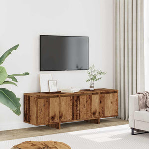 vidaXL Meuble TV en Bois reconstitué Effet Bois de Récupération 120x30x40,5 cm