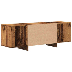 vidaXL Meuble TV en Bois reconstitué Effet Bois de Récupération 120x30x40,5 cm