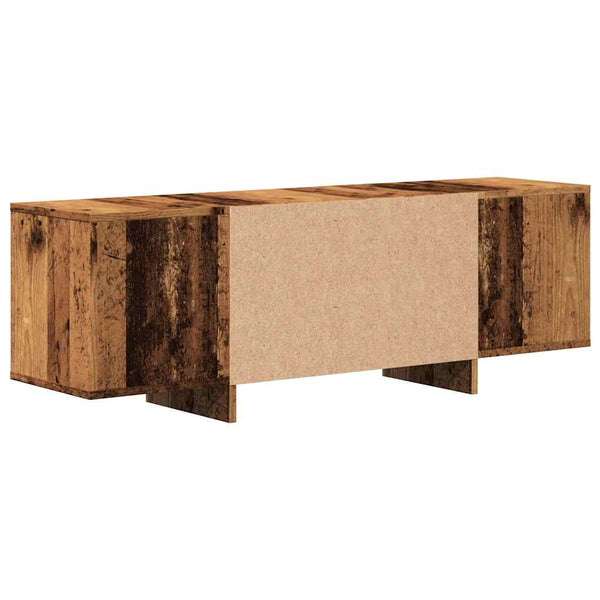 vidaXL Meuble TV en Bois reconstitué Effet Bois de Récupération 120x30x40,5 cm