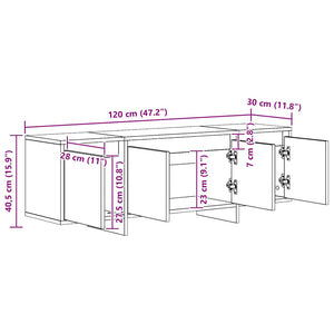 TV-Schrank Artisan Eiche 120 cm