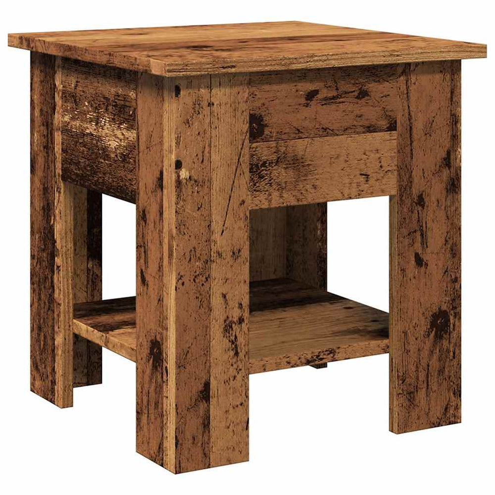 Couchtisch Altholz-Optik 40x40 cm