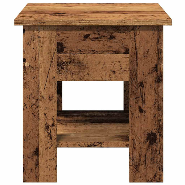 Couchtisch Altholz-Optik 40x40 cm