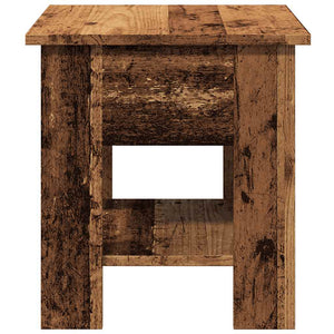 Couchtisch Altholz-Optik 40x40 cm