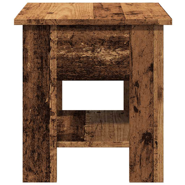 Couchtisch Altholz-Optik 40x40 cm
