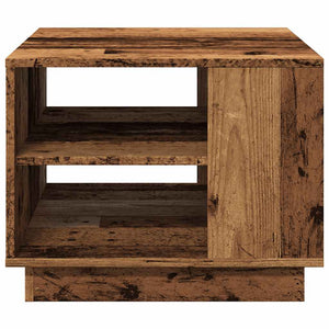 Couchtisch Altholz-Optik 55x55 cm