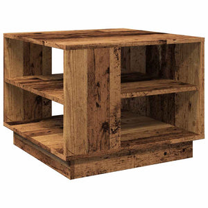 Couchtisch Altholz-Optik 55x55 cm