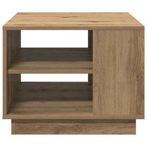 vidaXL Table basse en bois d'ingénierie chêne artisanat 55x55x42 cm