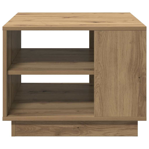 vidaXL Table basse en bois d'ingénierie chêne artisanat 55x55x42 cm