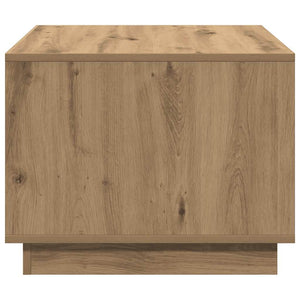 vidaXL Table basse en bois d'ingénierie chêne artisanat 55x55x42 cm